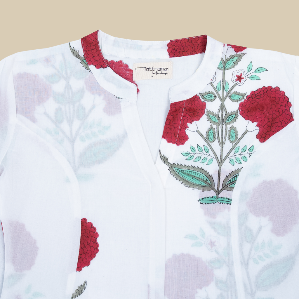 Princess Cut A-Line Kurta with Pockets