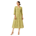 V Neck Kurta with Detailed Yoke