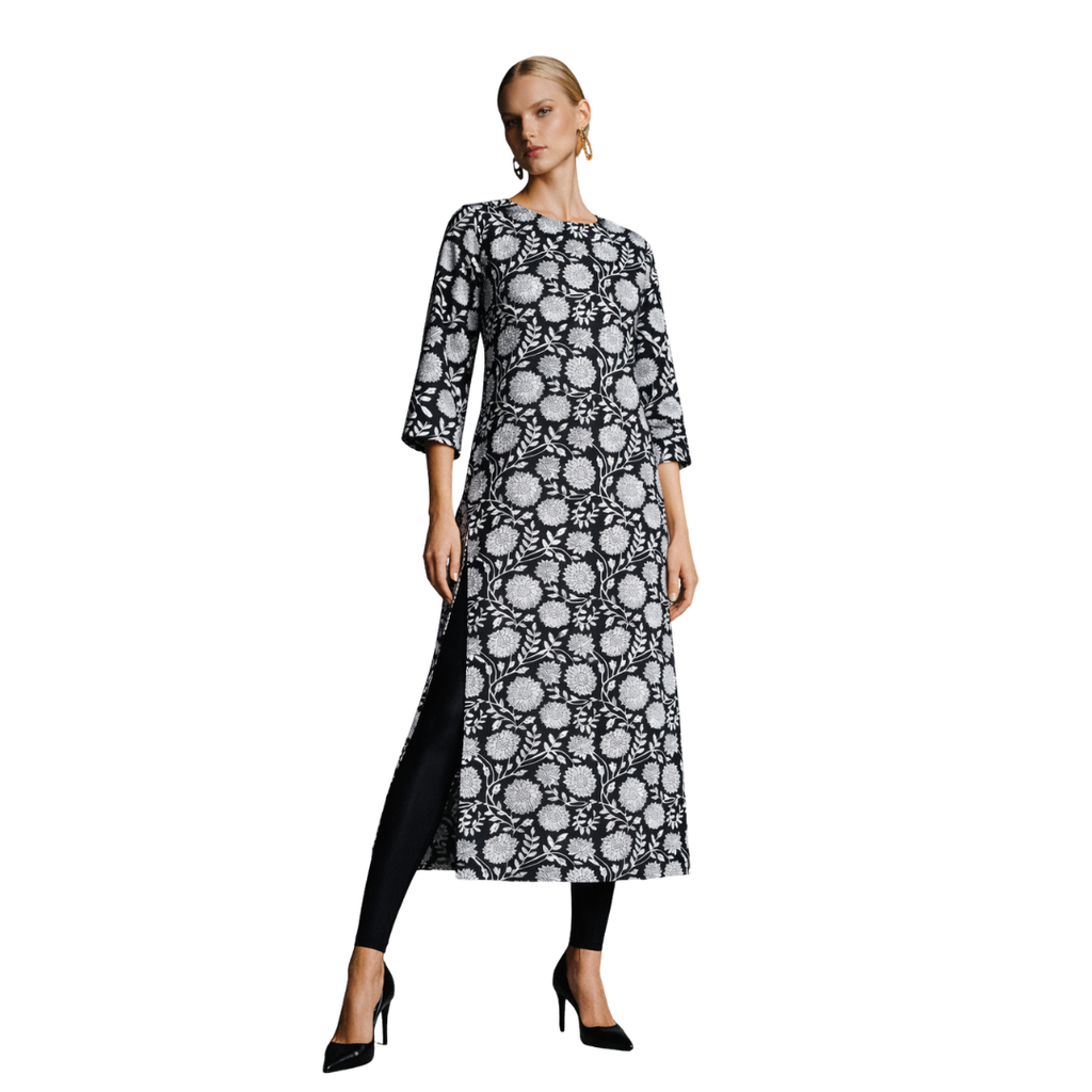 Basic High Neck Kurta