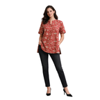 Raglan Sleeve Kurti/Top with Side Slits