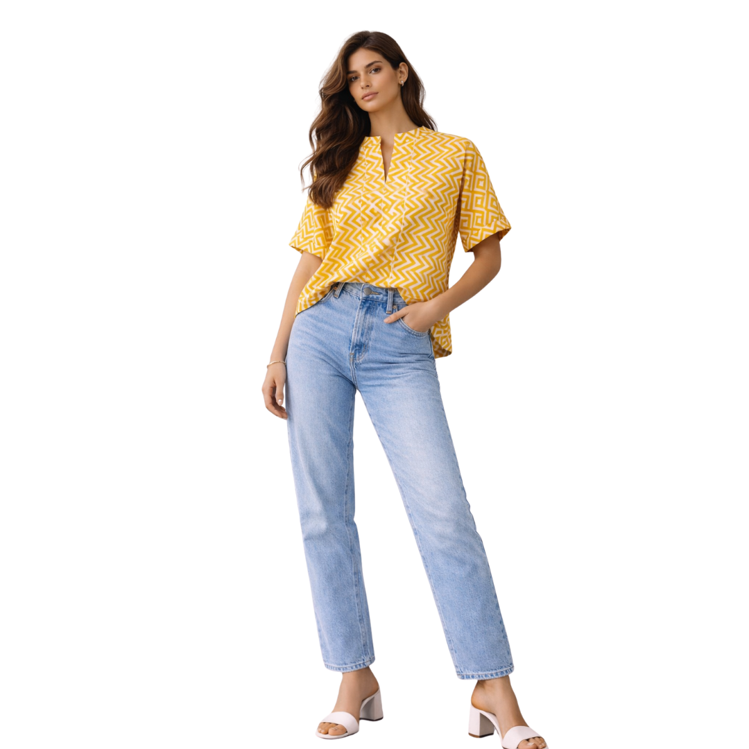 Relaxed Raglan Sleeve Tunic Top
