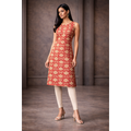 Sleeveless Printed Kurta