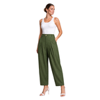 Pleated Pants with Pockets