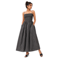 Adjustable thin shoulder strap summer dress