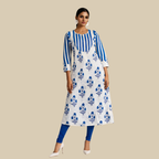 2 Pcs Set Kurta with Cig Pants