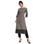 Frill Closed Neck Kurta