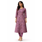 Regular Kurta with Pintuck Sleeves