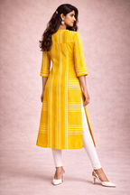 Knotted Yoke Style Kurta