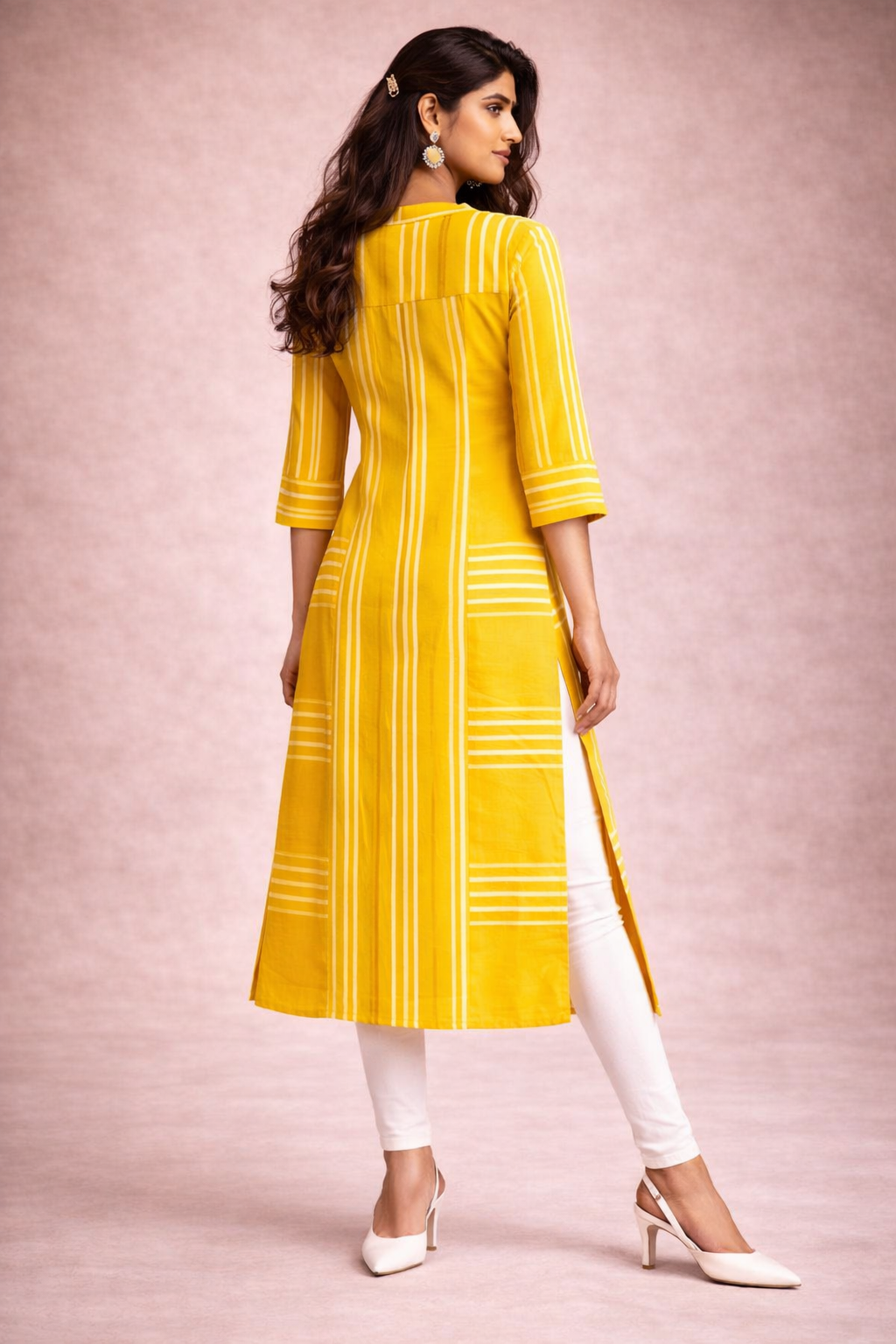 Knotted Yoke Style Kurta