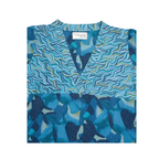 V Neck Kurta with Detailed Yoke