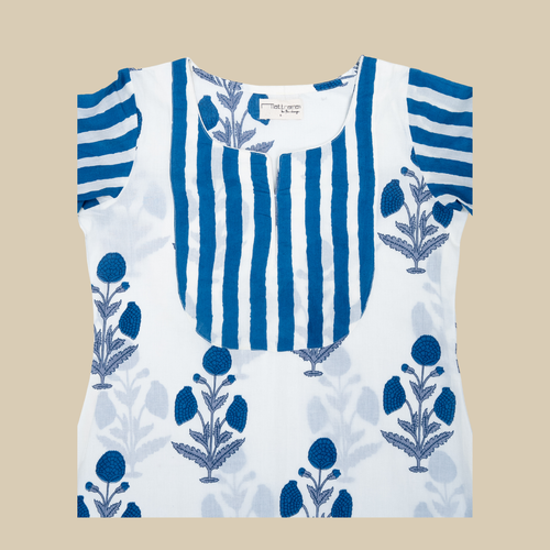 2 Pcs Set Kurta with Cig Pants