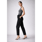 Casual Cigarette Fit, Ankle Length Pants