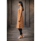 Sleeveless Printed Kurta