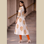 Princess Cut A-Line Kurta with Pockets