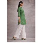 Kurti Above Mid Thigh Length with Mandarin Collar