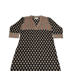 V Neck Kurta with Detailed Yoke