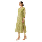 V Neck Kurta with Detailed Yoke