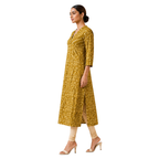 V Neck Kurta with Detailed Yoke