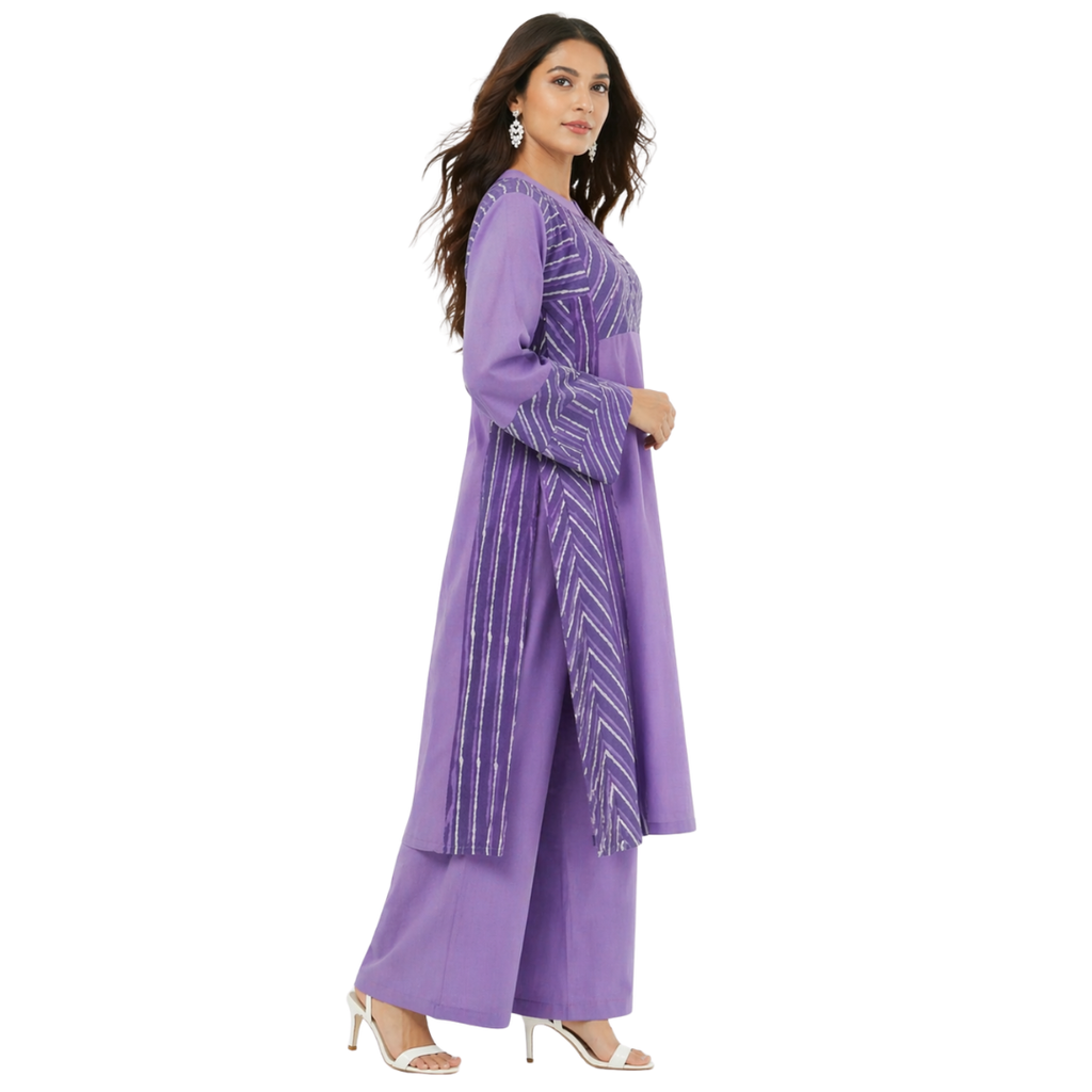 Wide Hem Panel Kurta