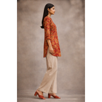 Kurti Above Mid Thigh Length with Mandarin Collar