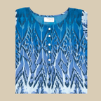 Low Slit, Buttoned Gathered Yoke Kurta with Pockets