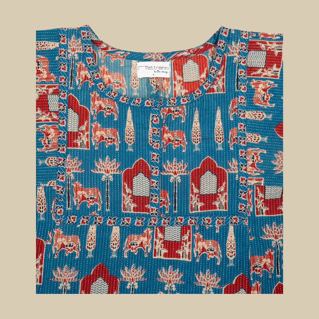 Wide Hem, Loose Fit Kurta with Pockets