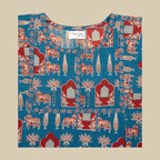 Wide Hem, Loose Fit Kurta with Pockets