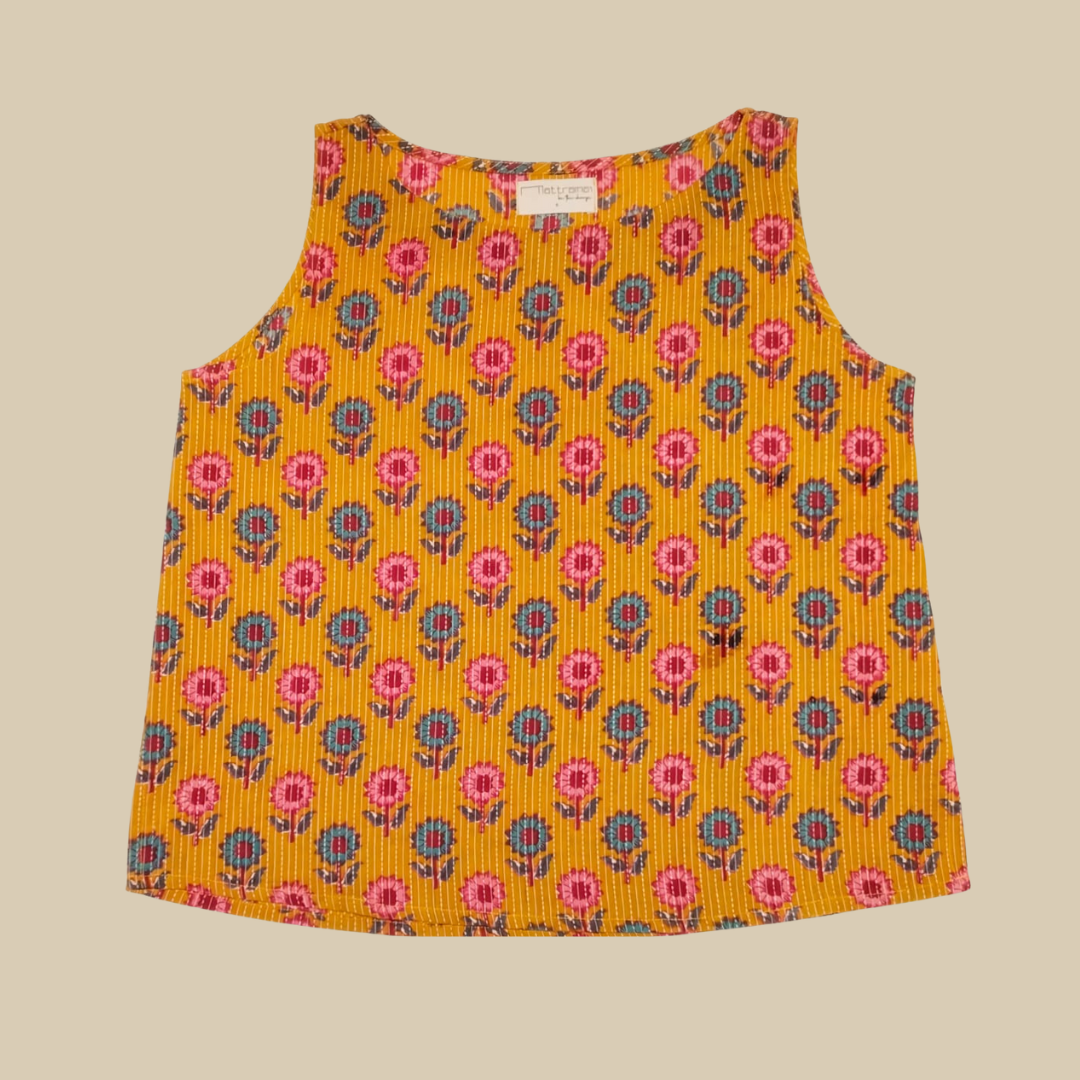 Sleeveless Short Kurti