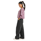 Crop Top with Elastic Neck