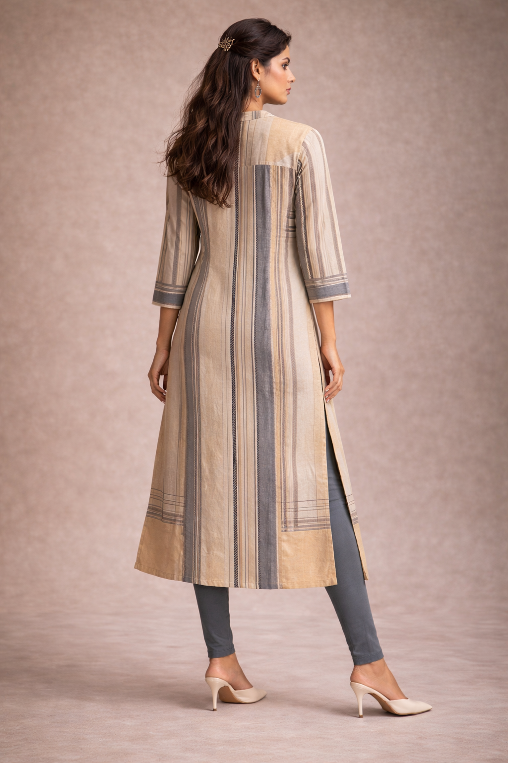 Knotted Yoke Style Kurta