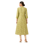 V Neck Kurta with Detailed Yoke