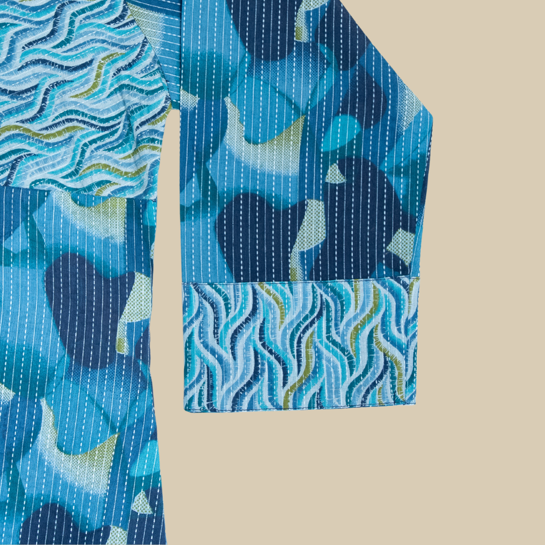 V Neck Kurta with Detailed Yoke