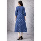 A-Line Pintuck Kurta with Pockets