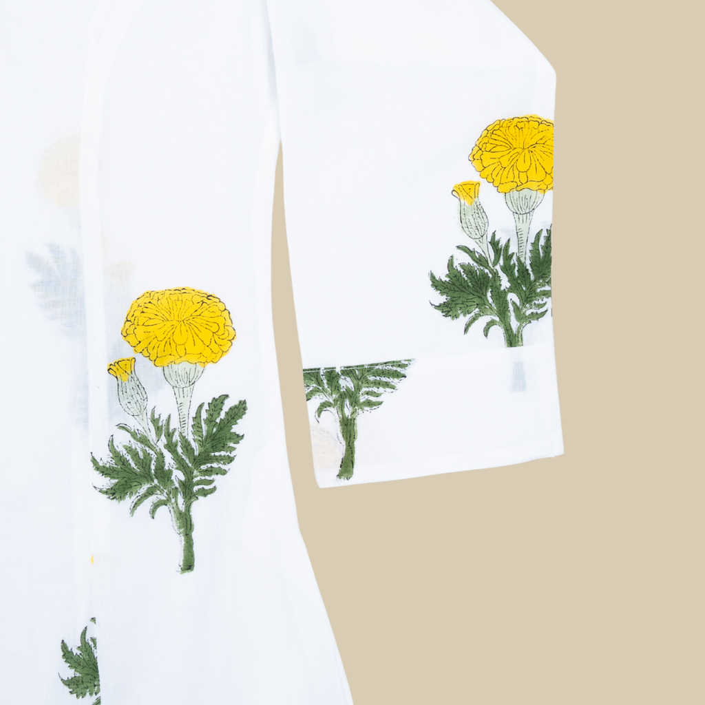 Princess Cut A-Line Kurta with Pockets