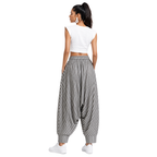 Relaxed Harem Bottomwear with  Elastic waistband & drawstring