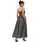 Adjustable thin shoulder strap summer dress