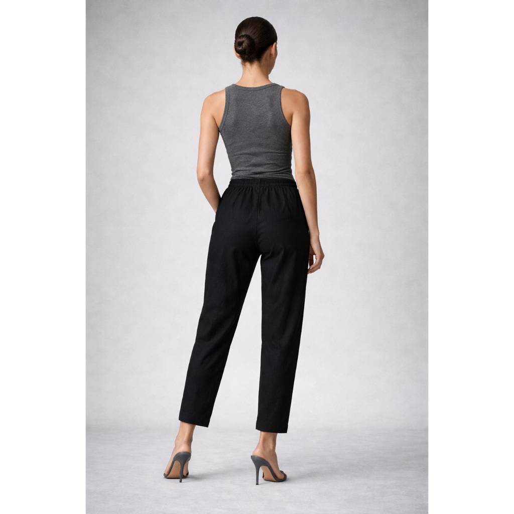 Casual Cigarette Fit, Ankle Length Pants