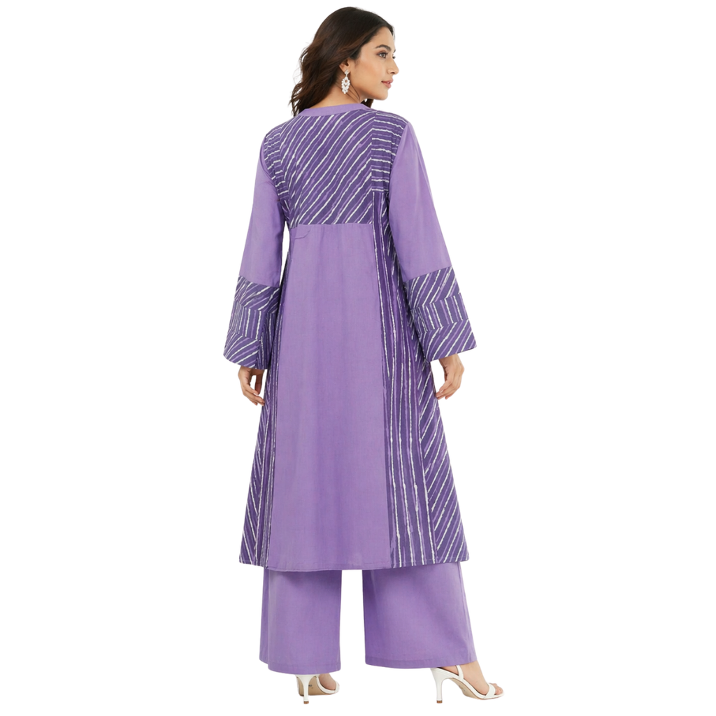 Wide Hem Panel Kurta