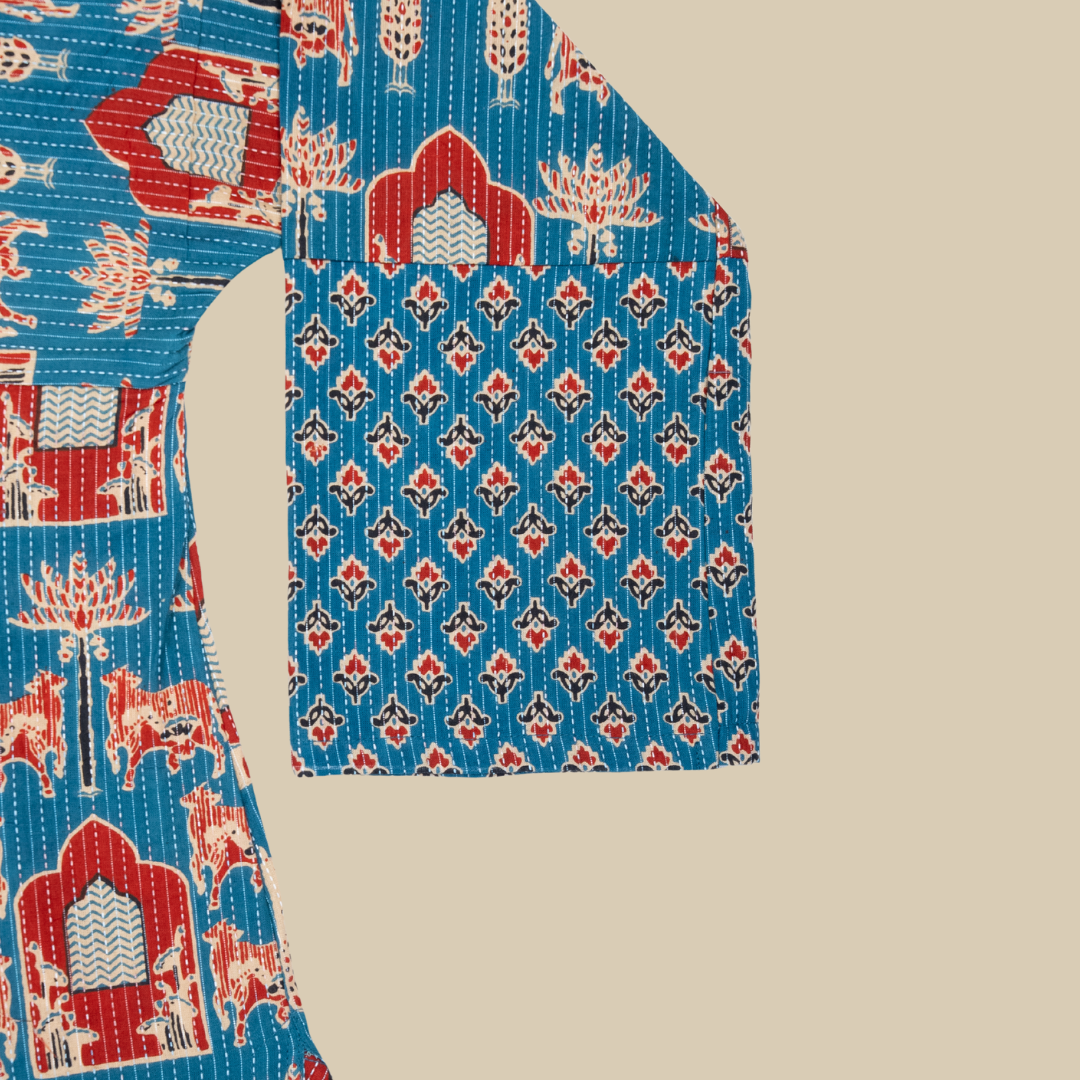 Wide Hem, Loose Fit Kurta with Pockets