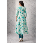A-Line Pintuck Kurta with Pockets