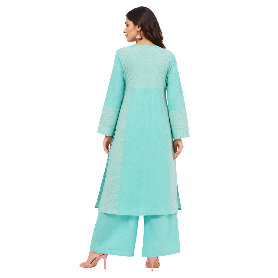 Wide Hem Panel Kurta
