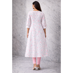 A-Line Pintuck Kurta with Pockets
