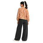 Crop Top with Elastic Neck