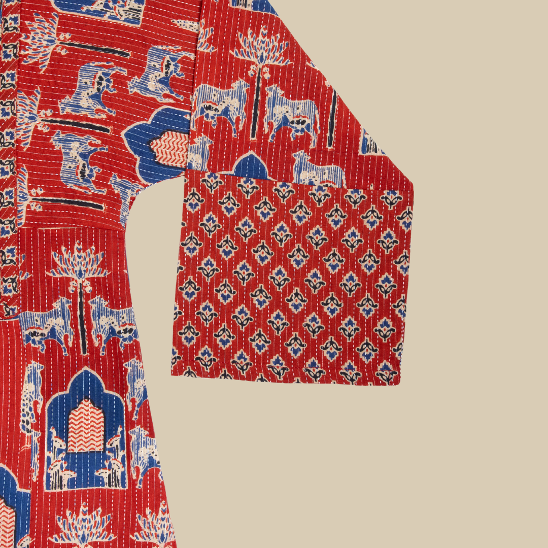 Wide Hem, Loose Fit Kurta with Pockets