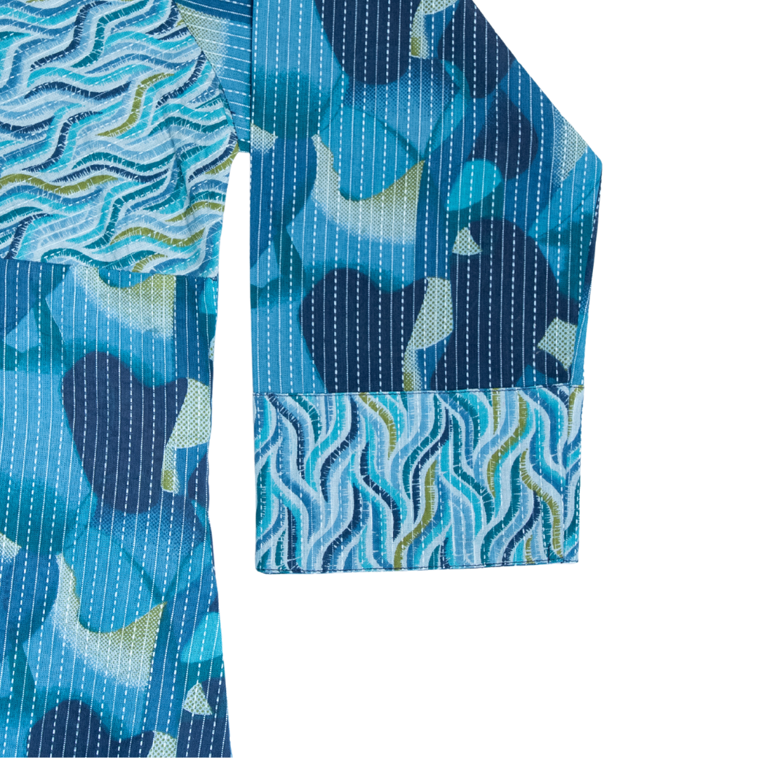 V Neck Kurta with Detailed Yoke