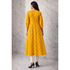 A-Line Pintuck Kurta with Pockets