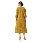 V Neck Kurta with Detailed Yoke
