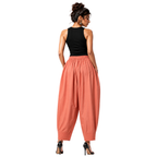Relaxed Cocoon Salwar Pants with elastic waist & Pockets