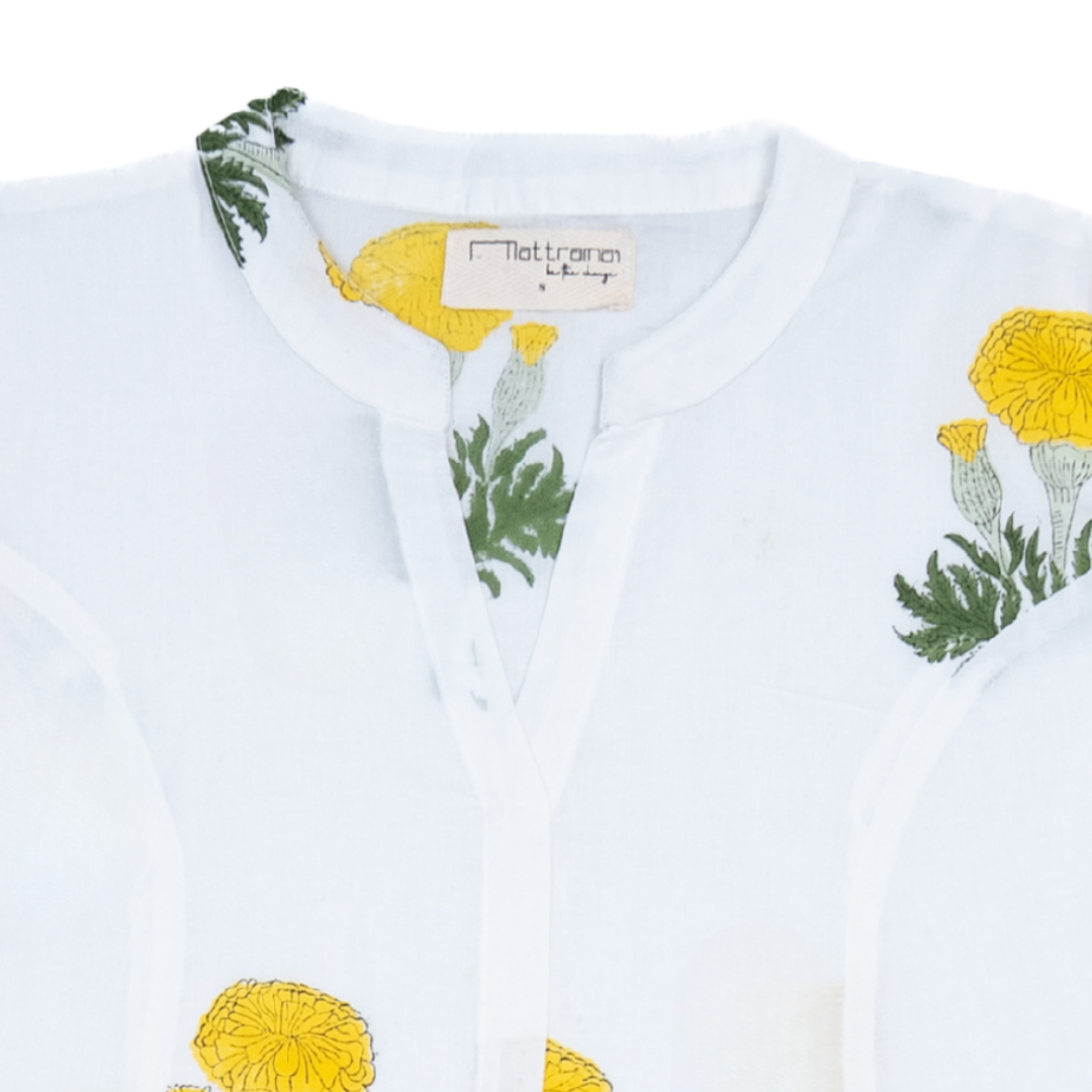 Princess Cut A-Line Kurta with Pockets