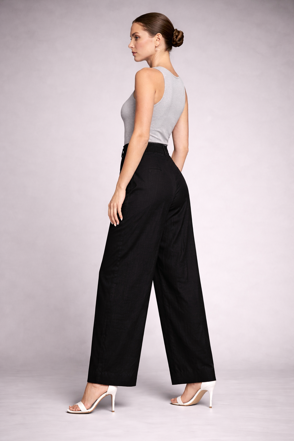 Pleated Pants with Pockets